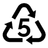 PP resin identification icon