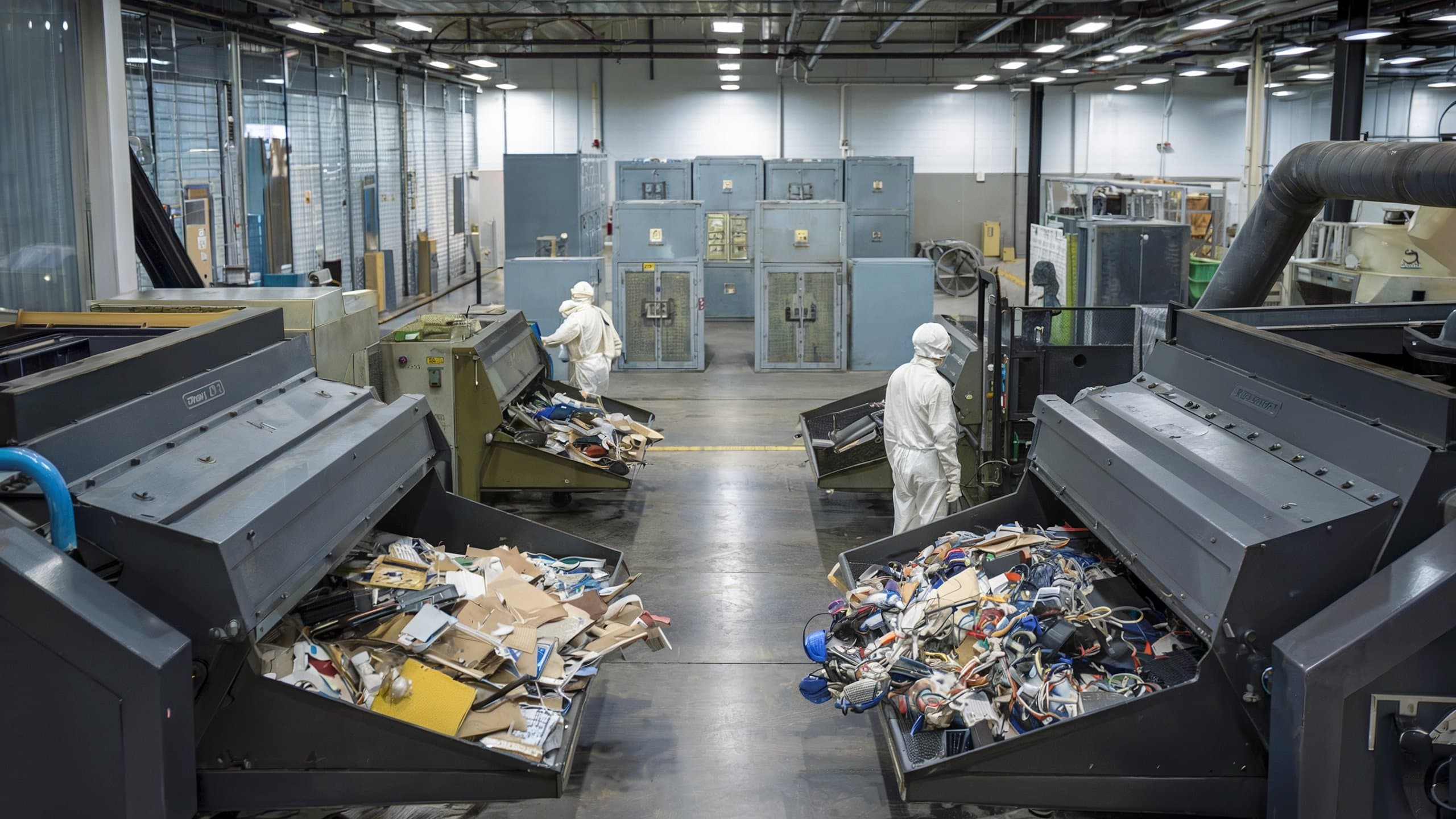 Secure Destruction Services — Plus Recycling Network service
